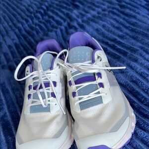 On Running Women's Purple and White Sneakers